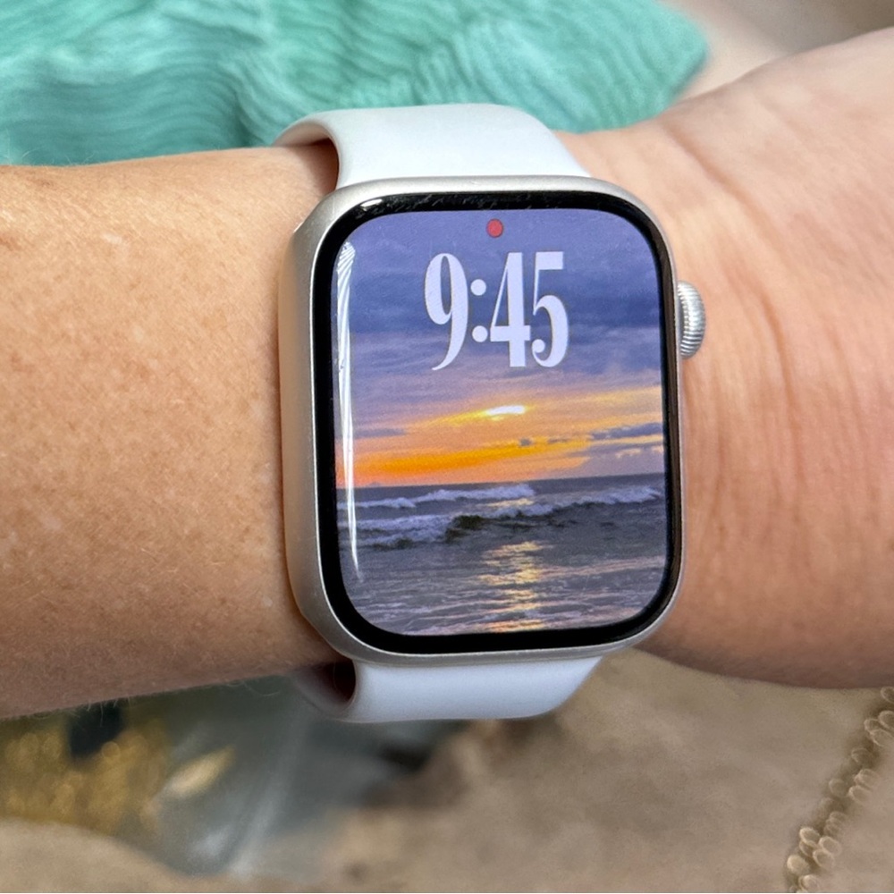 APPLE WATCH Series 7 45mm GPS/Cellular UNLOCKED w Charger+ MYSTERY BANDS BUNDLE